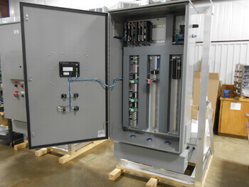 View inside our fully equipped UL 508 panel shop